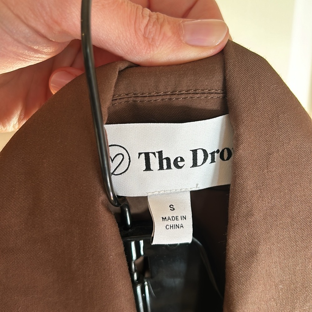 Amazon The Drop Trench Coat Brown Size Small - Picture 5 of 7